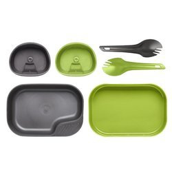 Wildo - Zestaw naczyń turystycznych Camp-A-Box Duo - Light Lime/Dark Grey - SE-CDL-PP-6719A