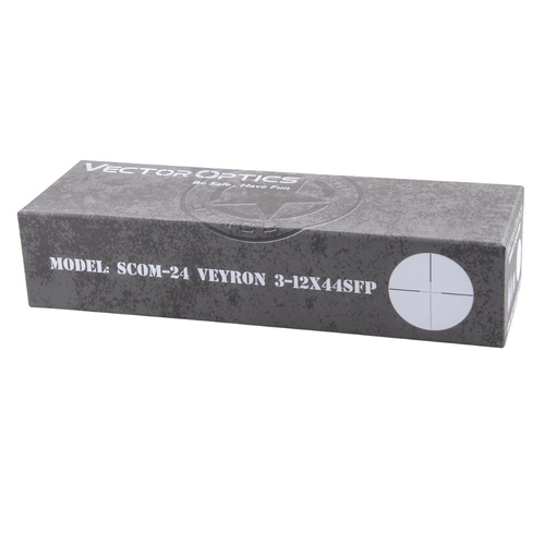 Vector Optics - Luneta Veyron 3-12x44 Compact - SFP - MPR-4 - Czarna - SCOM-24