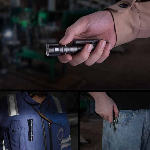 Fenix - Latarka LED LD12R z akumulatorem - 600 lm - Czarna - LD12R