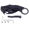 FOX - Nóż składany karambit - N690Co - Czarny - FX-599 XT
