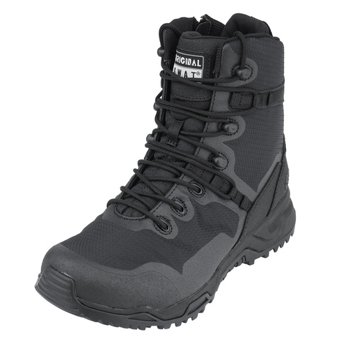 Altama - Buty wojskowe z zamkiem bocznym SWAT Alpha Fury  8’’ - Wysokie - Czarne - 177501