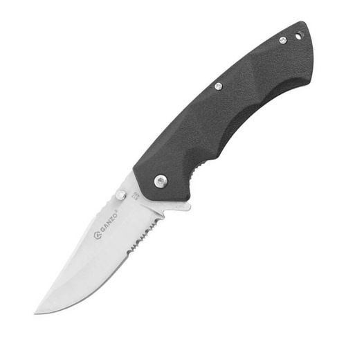 Ganzo - Nóż składany - Czarny - G617