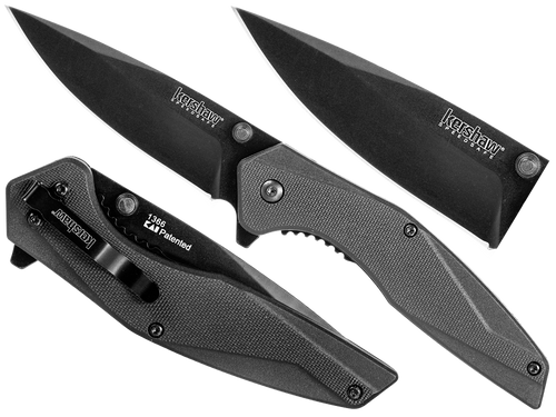 Kershaw - Nóż składany EDC - 8Cr13MoV - Szary / Czarny - 1366