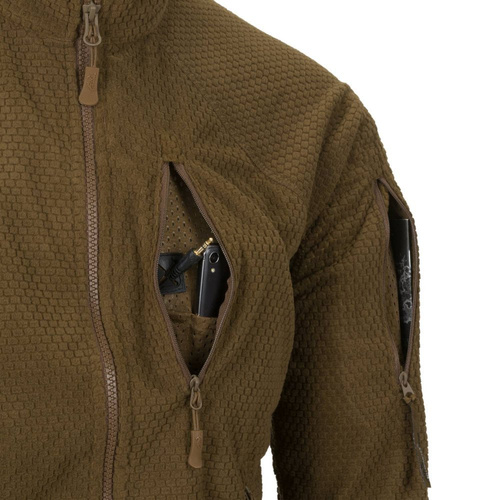 Helikon - Bluza polarowa Alpha Tactical Grid Fleece - Olive Green - BL-ALT-FG-02