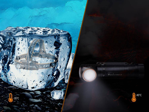 Fenix - Latarka LED / czołówka z akumulatorem 3500mAh - 1200 lumenów - HM61R