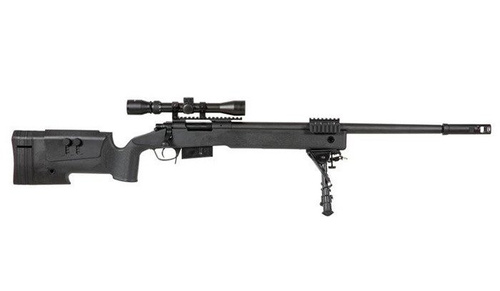 Specna Arms - Replika karabinu snajperskiego SA-S03 CORE™ z lunetą i dwójnogiem - Czarny