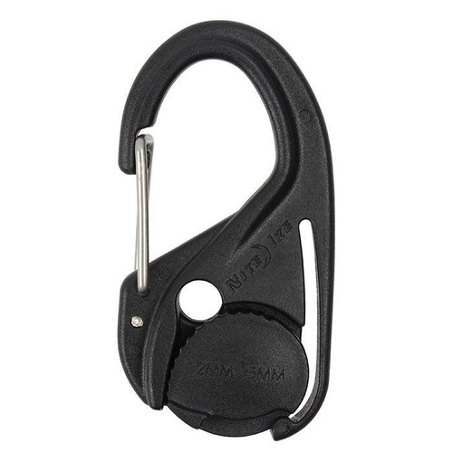 Nite Ize - Klamra biwakowa CamJam® Cord Tightener - 2 sztuki + 2,4 m linki - NCJ-25-2R3