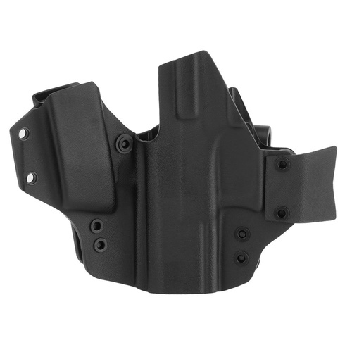DOUBLETAP GEAR - Kabura wewnętrzna Kydex Appendix IWB z ładownicą do CZ P-10 C - Czarna