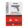Umarex - Pistolet wiatrówka CO2 Walther PDP Compact 4" 4,5 mm - BB - Czarna - 5.8433
