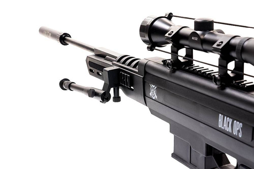 Black Ops - Wiatrówka łamana Sniper z lunetą 4x32 i dwójnogiem - 4,5 mm - B1008