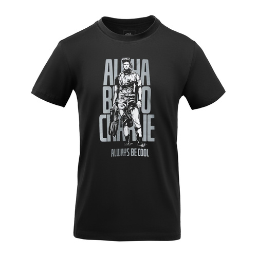 Helikon - T-shirt ABC Alfa Bravo Charlie - Bawełna - Mid Grey Melange - TS-ABH-CO-2M