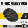M-Tac - Naszywka Hełm Grozy - PVC 3D - Czarny/Szary - 51221211