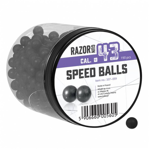 RazorGun - Kule gumowe RAM kal. .43 do Umarex T4E M&P9 / TPM1 / PPQ - 190 szt. - 337-059