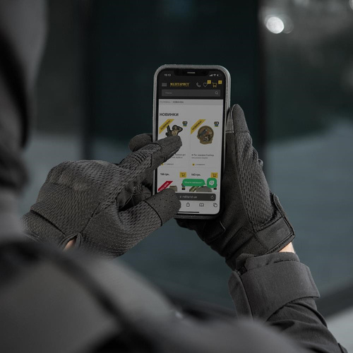 M-Tac - Rękawice taktyczne A30 - Czarne - 90314102