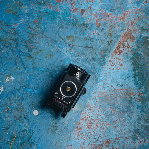 Olight - Latarka taktyczna LED na broń z celownikiem laserowym BALDR RL MINI - 600 lumenów - Czarna