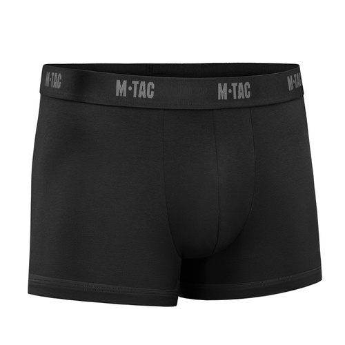 M-Tac - Bokserki Cotton Stretch Boxer Briefs - Bawełna - Czarny - 70029002