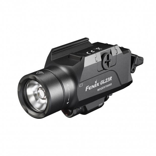 Fenix - Latarka taktyczna na broń z laserem GL23R - Luminus SFT40 LED - 1200 lm - Czarny - GL23R