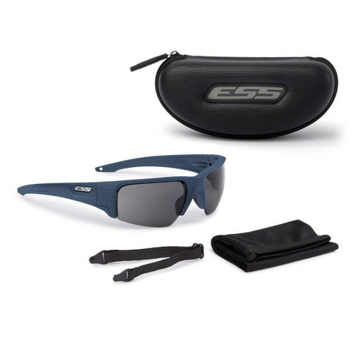 ESS - Okulary balistyczne Crowbar™ - Matte Navy - Mirrored Gray - EE9019-13
