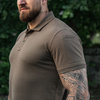 M-Tac - Koszulka Polo Basic 65/35 - Bawełna/Poliester - Dark Olive - 80124048