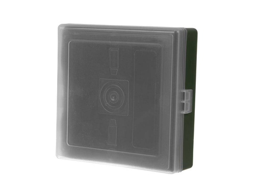 Megaline - Pudełko transportowe na broń - 11x11x3,5 cm - Zielono-przezroczyste - 607/0001GT