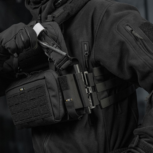 M-Tac - Ładownica z rzepem na stazę Gen.III - Czarny - 10137402