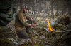 Helikon - Koszula bushcraftowa Woodsman - DuraCanvas - Czarny/Taiga Green - KO-WDN-DC-1109A