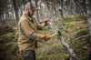 Helikon - Koszula bushcraftowa Woodsman - DuraCanvas - Czarny/Taiga Green - KO-WDN-DC-1109A