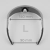 Swiss Eye - Okulary strzeleckie Raptor - Czarne - Smoke/Orange/Clear - M: 10161/L: 10171