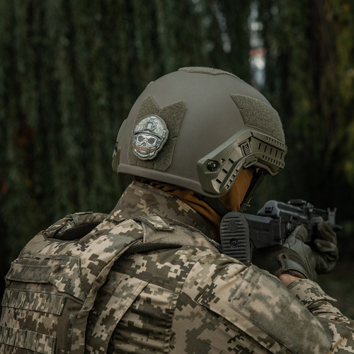 M-Tac - Naszywka Emoji №4 Wąsy - PVC 3D - Camo - 51353504