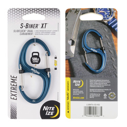 Nite Ize - Karabińczyk S-Biner XT SlideLock Dual Carabiner - Slate Blue - LSBXT4-03-R3