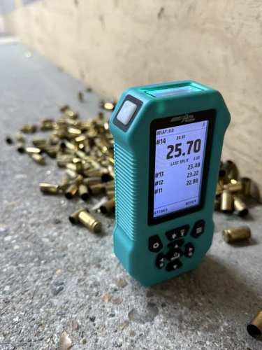 Double Alpha Academy - Timer strzelecki EDGE z latarką - IP65 - Teal - 104134