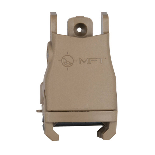 MFT - Składany przeziernik na szynę Picatinny Flip Up Rear Sight - Polimer - SDE - BUPSWR-SDE