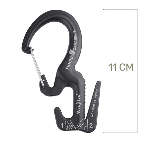 Nite Ize - Karabinek z zaciskiem Carabiner Figure 9 Large - Anodized - C9L-02-01