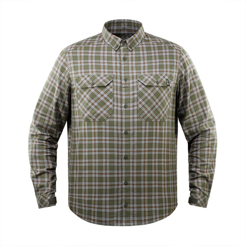 Koszula taktyczna M-Tac Lumberjack Cotton Shirt - Oliwkowa/Szara - 20118001