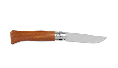 Opinel - Nóż N°8 VRI - Inox - Oliwka/Olivier - 002020