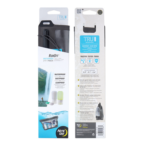 Nite Ize - Wodoszczelny pokrowiec RunOff 3-1-1 - Szary - RO311-09-R8