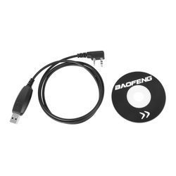 BaoFeng - Kabel do programowania radiotelefonów - 80 cm - Wtyk Kenwood