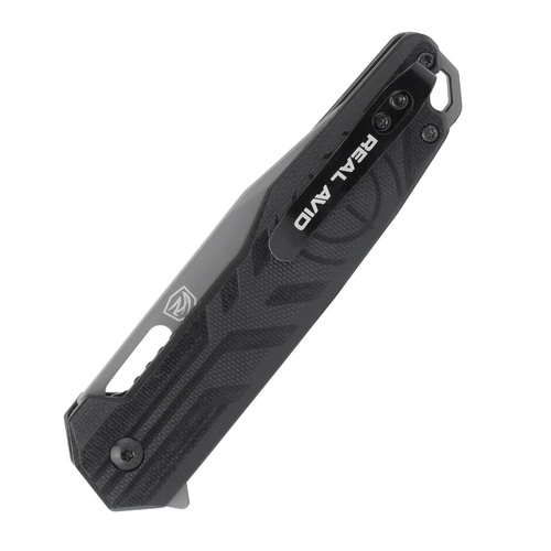 Real Avid - Nóż składany EDC RAV-7 - G10 - Czarny - AVRAV7