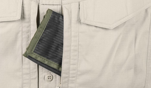 Helikon - Koszula Defender Mk2 - Krótki rękaw - PolyCo Ripstop - Khaki - KO-DS2-PR-13