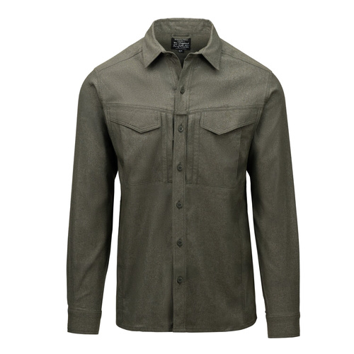 Helikon - Koszula z długim rękawem Defender Mk2 Pilgrim - Sorona Poliester - Moss Green Denim - KO-DPG-SR-1U
