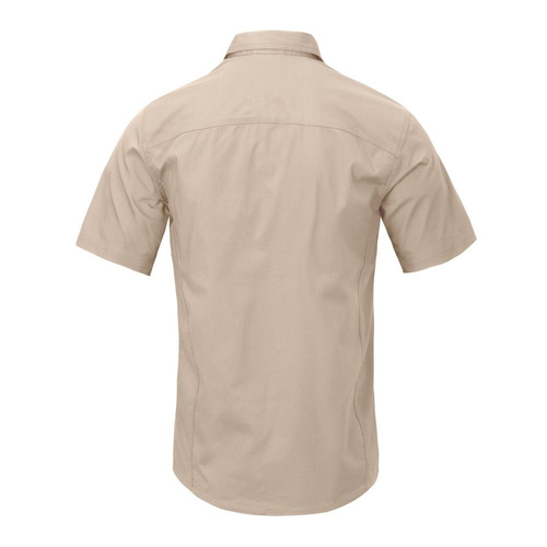 Helikon - Koszula z krótkim rękawem Defender Mk2 - PolyCotton Ripstop - Czarny - KO-DS2-PR-01