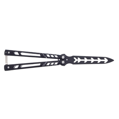 Joker - Treningowy nóż motylkowy - Czarny - JKR704