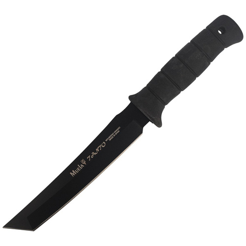 Muela - Nóż Tactical - X50CrMoV15 - Czarny - TANTO-19N