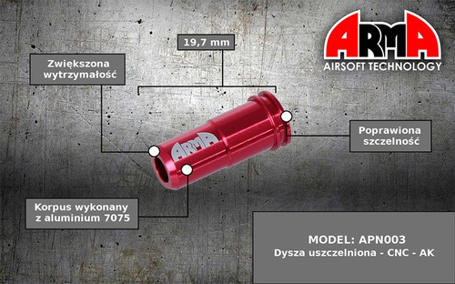 Arma Tech - Dysza uszczelniona - CNC - AK - APN003