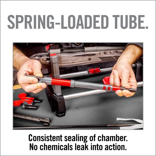 Real Avid - Zestaw do czyszczenia przewodu lufy Smart-Fit Bore Guide - Szary/Czerwony - AVBMBG