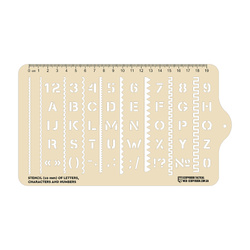 M-Tac - Linijka z szablonem oznaczeń i symboli NATO Ecopybook Tactical - Polimer - 10273013