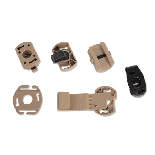 Princeton Tec - Latarka nahełmowa IR SWITCH MPLS - 10lm - Tan - MPLS-II-IR/RD-TAN