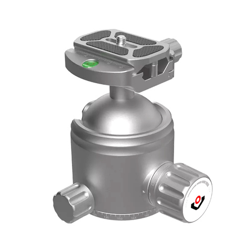 Rokstad - Głowica kulowa 56 mm na gwint 3/8"-16 - Picatinny/ARCA - Szary - RSRH-02