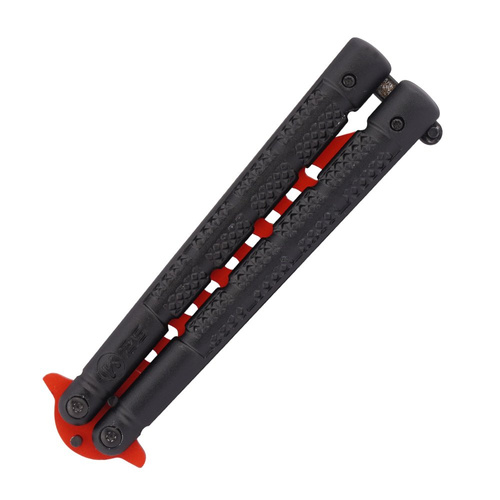 K25 - Nóż treningowy Balisong - Czerwony - 36251