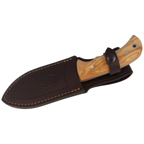 Muela - Nóż Skinner Olive Wood 115 mm - BISONTE-11.OL